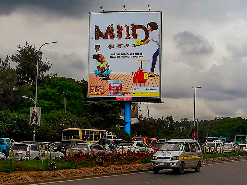 Top-rated billboard posting companies in Nakuru, Kenya.